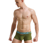 2 Pack Men's Supportive Pouch Breathable Comfort Quick-Dry Stretch Trunks