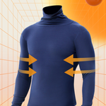 Men's Mid-high Collar Warm Cold-proof Long-sleeved Bottoming Shirt