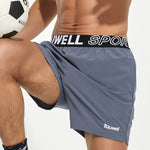 Men's Loose Fit Sporty Cut Quick-Dry Fabric Chafe-Free Design Activewear Shorts