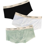 3 Pack Men's Antibacterial Moisture-Wicking Ultra-Soft Trunks