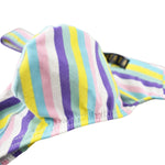 3 Pack Men's Low Rise Breathable Rainbow Sports Striped Thongs