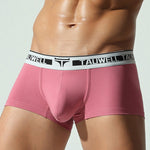 2 Pack Men's Ultra-Soft Breathable Cotton Supportive Fit Sporty Cut Comfy Trunks