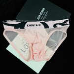 Men's Mesh Sport Briefs with Contoured Pouch & Ventilation