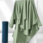 Men's Ice Silk Raised Opening Culottes Mesh Plus Length Boxer Briefs