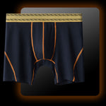 2 Pack Men's Pure Cotton Anti-Chafing Breathable Sports Boxer Briefs