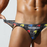 2 Pack Men's Printed Snug-Fit & Personalized Style Briefs