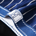 4 Pack Men's Ultra-Soft Breathable Cotton Striped Design Comfort Trunks & Boxers Briefs