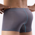 3 Pack Men's Large Pouch Contrast Binding Trunks