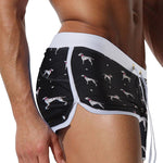 Men's Bold Prints Quick-Dry Pocket Swim Shorts & Trunks