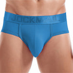 Men's Solid Color Mesh Breathable Sports Fitness Briefs