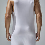 Men's Sleeveless Homewear Gym Jumpsuit