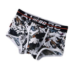 2 Pack Men's Ventilated Gusset Easy-Access Fly Sexy Trunks