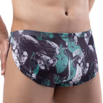4 Pack Men's Ultra-Thin Moisture-Wicking Bold Prints Low-Rise Trunks