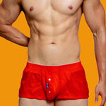 Men's Low-Rise Solid Color Boxer Shorts