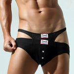 2 Pack Men's Soft Solid Color Simple Comfortable Breathable Trunks