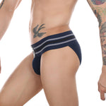 2 Pack Men's High-Stretch Rainbow Sports Comfort Bikini