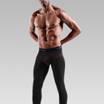 Men's Autumn Johns Underwear 2 in 1 Design Warm Polyester Tights