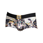 2 Pack Men's Bold Prints Comfy Waistband Stretch Fit Soft Trunks