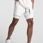 Men's Quick Dry Athletic Shorts With Phone Pockets