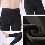 Men's Seamless Comfort Everyday Essential Odor-Control Warm Thermal Sets