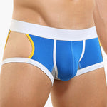 2 Pack Men's Soft Cotton Three-Hole Trunks