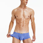 2 Pack Men's Stretch Fit Lightweight & Airy Solid Color Premium Comfy Trunks