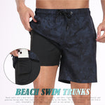 Men's Moisture-Wicking Cooling Airflow Fashion Vacation Board Shorts