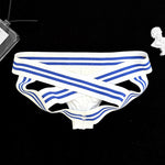 2 Pack Men's Sexy Low-Rise Breathable Trendy Design Lightweight Jockstrap