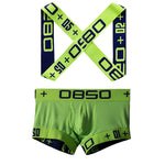Men's Ultra-Soft Cotton Supportive Fit Activewear Shoulder Strap & Underwear