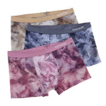 4 Pack Men's Antibacterial Crotch Comfortable Stretch Lightweight Trunks