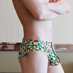3 Pack Men's Trendy Prints Sexy Day-Long Comfort Cooling Touch Briefs