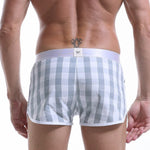 2 Pack Men's Silky Touch Skin-Friendly Chafe-Free Design Boxers Shorts