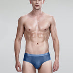 4 Pack Breathable Ice Silk Antibacterial Men's Briefs