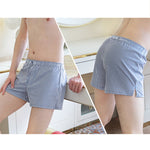 4 Pack Men's Side Slit Design Mid-Rise & Comfortable Home Shorts