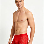 3 Pack Men's Mulberry Silk 10A Antibacterial High Elastic 3D Pouch Trunks
