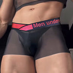 Men's Quick-Dry Semi-Sheer Lightweight Ice Silk Trunks