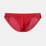 Men's Low Waist Ice Silk Transparent Seamless Bikini