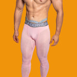 Men's Low-Rise Breathable Silk-Like Semi-Transparent Tights