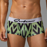 2 Pack Men's Fade-Resistant Printed Skin-Friendly Cooling Airflow Trunks