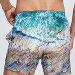 Men’s Summer Printed Quick Drying Board Shorts