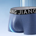 2 Pack Men's Bamboo Fiber Separate Pouch Antibacterial Breathable Briefs