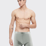 3 Pack Men's Ultra-Soft Ice Silk Seamless Comfort Stretch Boxers Briefs