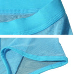 Men's Sexy Transparent Mesh Trunks