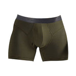 2 Pack Men's 3-Way Lift Icy Silk Striped Ultra Comfort & Breathable Boxer Briefs