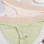 2 Pack Men's Seamless Quick-Dry Lightweight & Airy Sporty Cut Soft Briefs