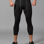 3 Pack Men's Multi-Sport Workout Ready Close-Fitting Comfort Activewear Tights