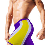 Men's Full Coverage Sporty Cut Anti-Chafing Swim Shorts & Trunks
