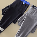Men's Thermal Pants with Fleece Lining, Thickened Sports Base Layer Pants