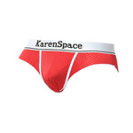 3 Pack Men's Low-Rise Mesh Supportive Fit Stretch Fit Basic Briefs
