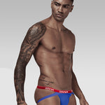 2 Pack Men's Seamless Comfort Stretch Fabric Cooling Touch Breathable Jockstrap